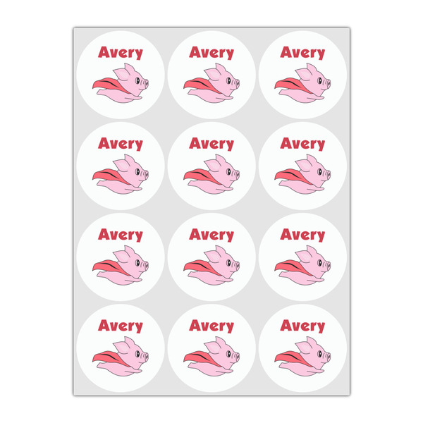 Flying Pigs Drink Topper - Small - Set of 12