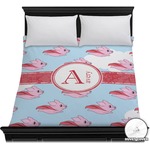 Flying Pigs Duvet Cover - Full / Queen (Personalized)