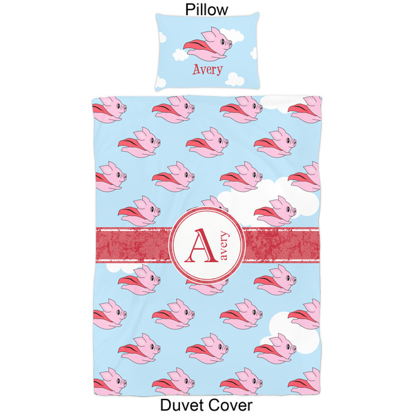 Flying Pigs Duvet Cover Set - Twin - Approval
