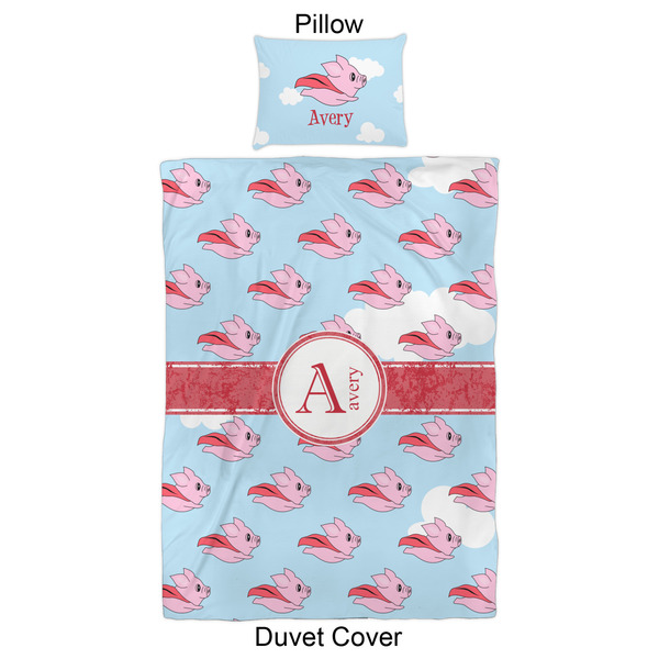Flying Pigs Duvet Cover Set - Twin XL - Approval