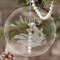 Flying Pigs Engraved Glass Ornaments - Round-Main Parent