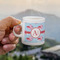 Flying Pigs Espresso Cup - 3oz LIFESTYLE (new hand)