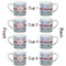 Flying Pigs Espresso Cup - 6oz (Double Shot Set of 4) APPROVAL