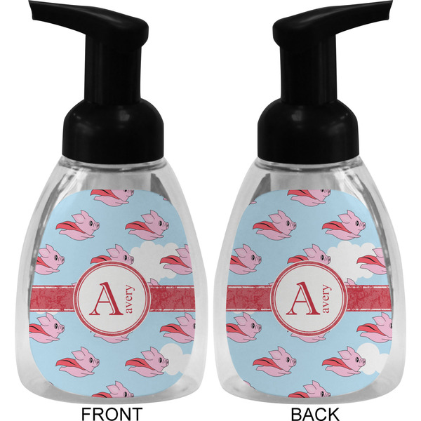 Flying Pigs Foam Soap Bottle (Front & Back)
