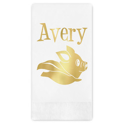 Flying Pigs Guest Napkins - Foil Stamped (Personalized)
