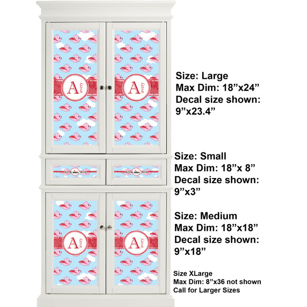 Flying Pigs Full Cabinet (Show Sizes)