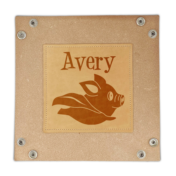 Flying Pigs Genuine Leather Valet Trays - FRONT