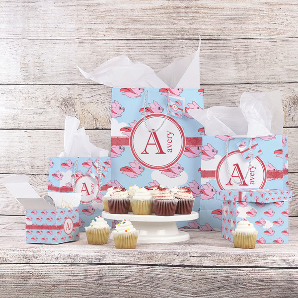 Flying Pigs Gift Bags - In Context