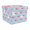 Flying Pigs Gift Boxes with Lid - Canvas Wrapped - Large - Front/Main
