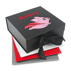 Flying Pigs Gift Box with Magnetic Lid (Personalized)