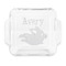 Flying Pigs Glass Cake Dish - APPROVAL (8x8)