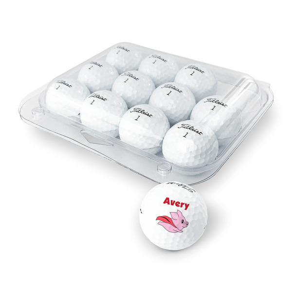 Flying Pigs Golf Balls - Titleist - Set of 12 - PACKAGING