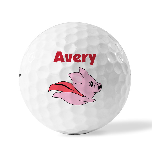 Flying Pigs Golf Balls - Titleist - Set of 3 - FRONT