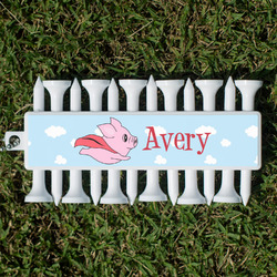 Flying Pigs Golf Tees & Ball Markers Set (Personalized)