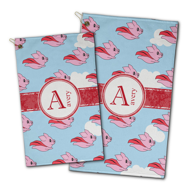 Flying Pigs Golf Towel - PARENT (small and large)