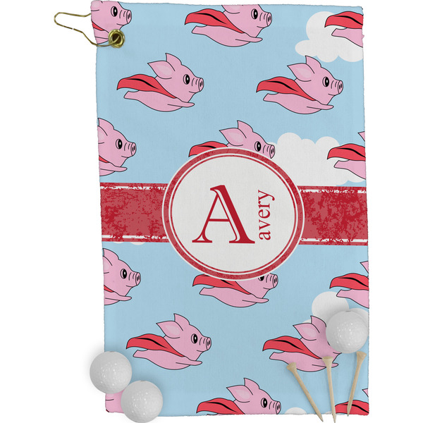 Flying Pigs Golf Towel (Personalized)