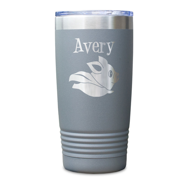 Flying Pigs Gray Polar Camel Tumbler - 20oz - Single Sided - Approval