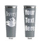 Flying Pigs Grey RTIC Everyday Tumbler - 28 oz. - Front and Back