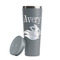 Flying Pigs Grey RTIC Everyday Tumbler - 28 oz. - Lid Off