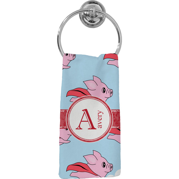 Custom Flying Pigs Hand Towel - Full Print (Personalized)