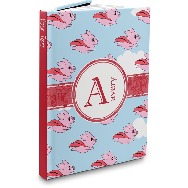 Custom Flying Pigs Hardbound Journal (Personalized)