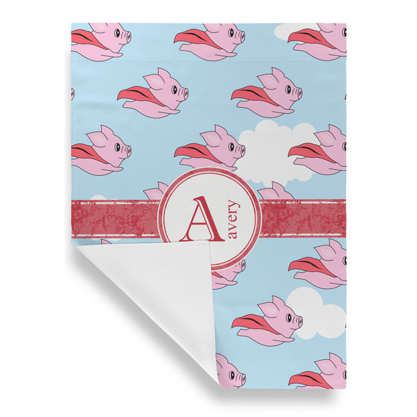 Flying Pigs House Flags - Single Sided - FRONT FOLDED