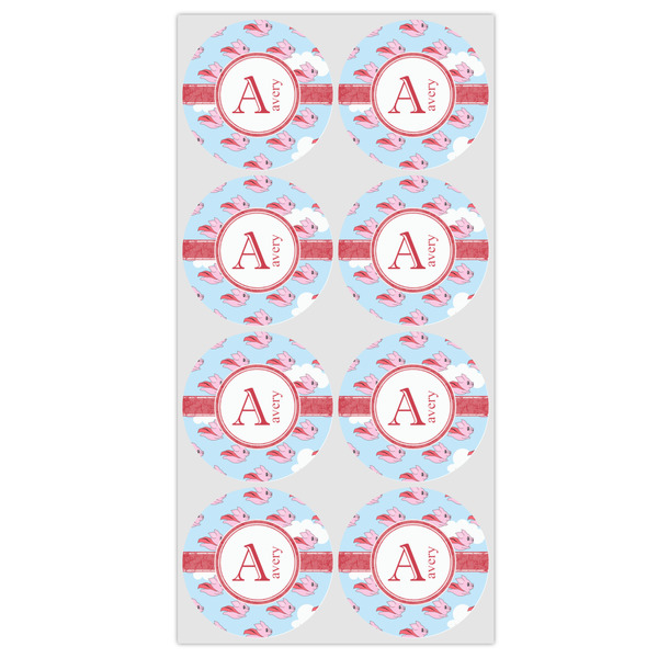 Flying Pigs Icing Circle - Medium - Set of 8