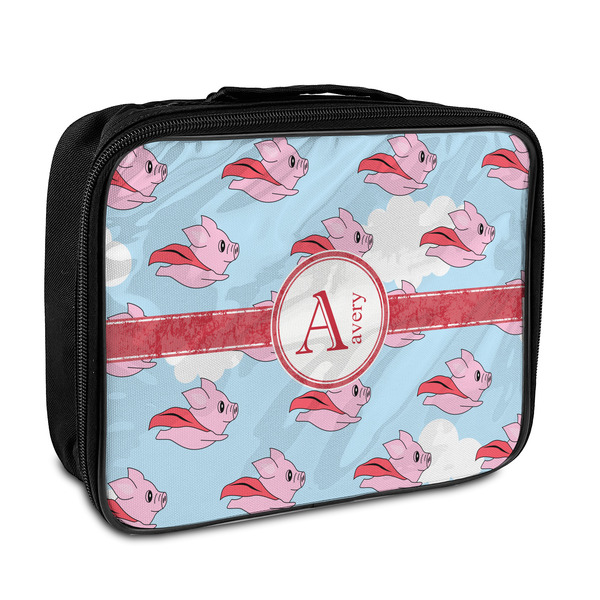 Custom Flying Pigs Insulated Lunch Bag (Personalized)
