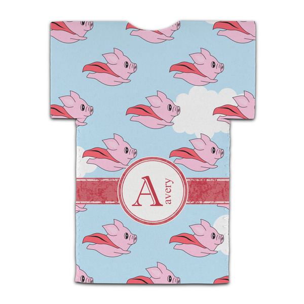 Flying Pigs Jersey Bottle Cooler - BACK (flat)