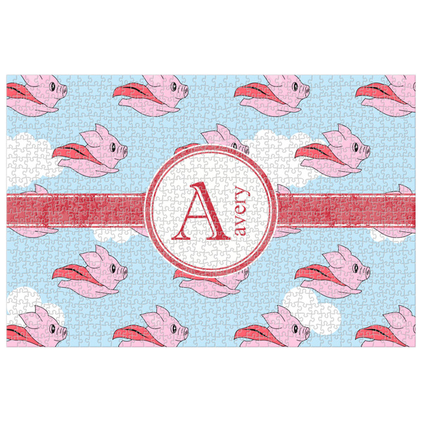 Custom Flying Pigs Jigsaw Puzzle - 1000-piece (Personalized)