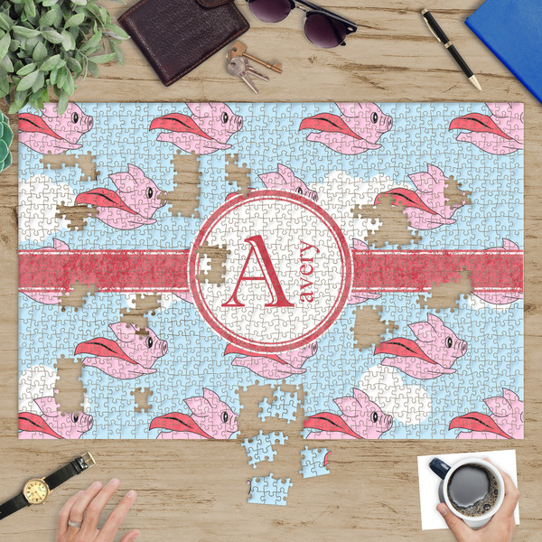 Flying Pigs Jigsaw Puzzle 1014 Piece - In Context