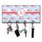 Flying Pigs Key Hanger w/ 4 Hooks w/ Name and Initial