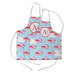 Flying Pigs Kid's Apron w/ Name and Initial