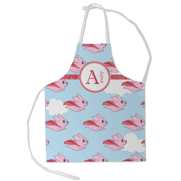 Custom Flying Pigs Kid's Apron - Small (Personalized)