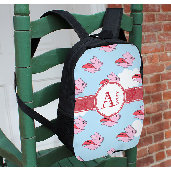 Flying Pigs Kids Backpack - In Context