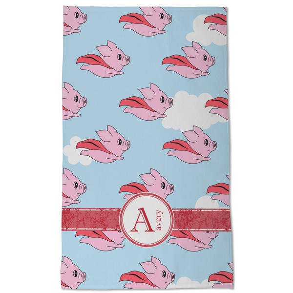 Flying Pigs Kitchen Towel - Poly Cotton - Full Front