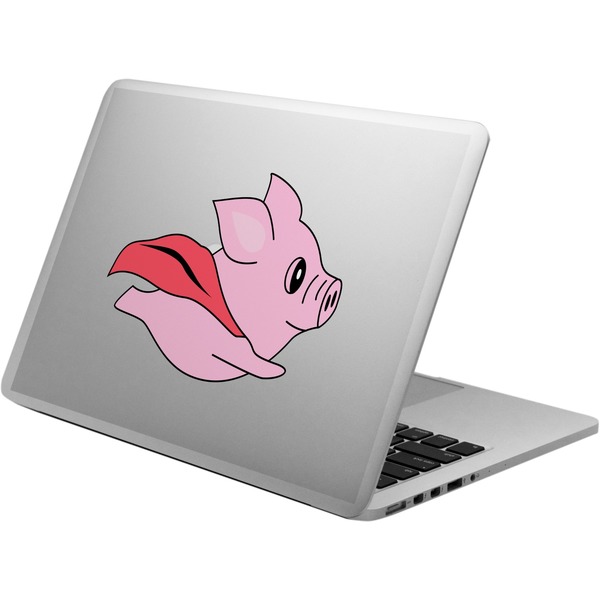 Custom Flying Pigs Laptop Decal
