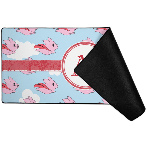 Flying Pigs Large Gaming Mats - FRONT W/ FOLD
