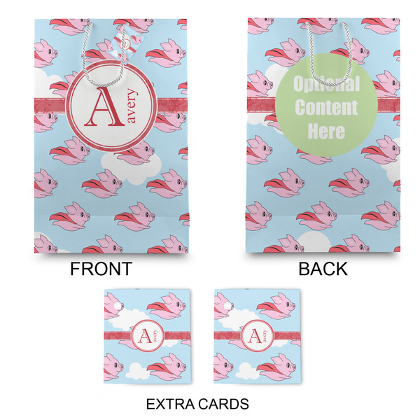 Flying Pigs Large Gift Bag - Approval
