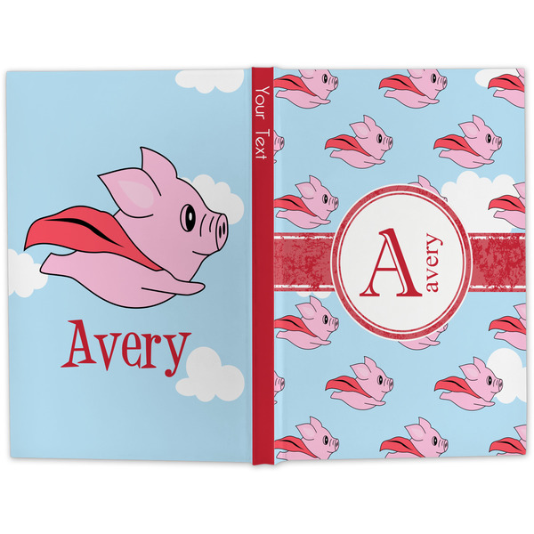 Flying Pigs Large Hard Cover Journal - Apvl