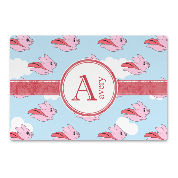 Custom Flying Pigs Large Rectangle Car Magnet (Personalized)