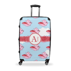 Flying Pigs Suitcase - 28" Large - Checked w/ Name and Initial
