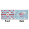 Flying Pigs Large Zipper Pouch Approval (Front and Back)