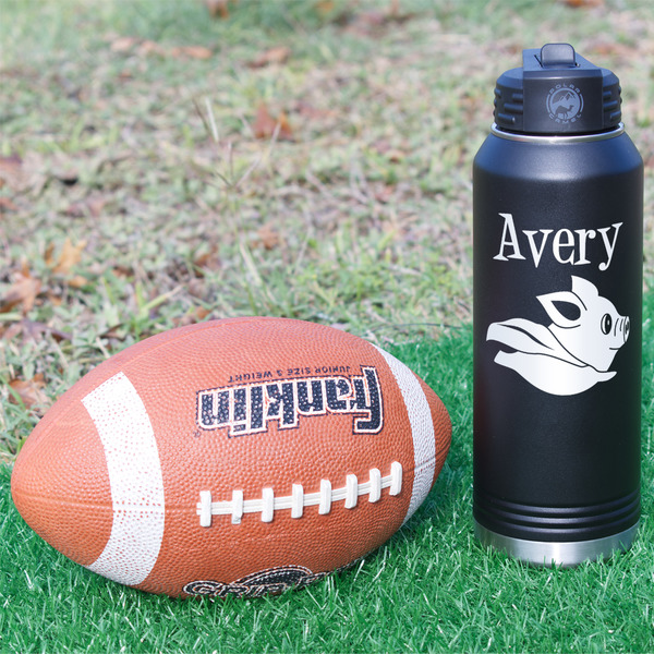 Flying Pigs Laser Engraved Water Bottles - In Context
