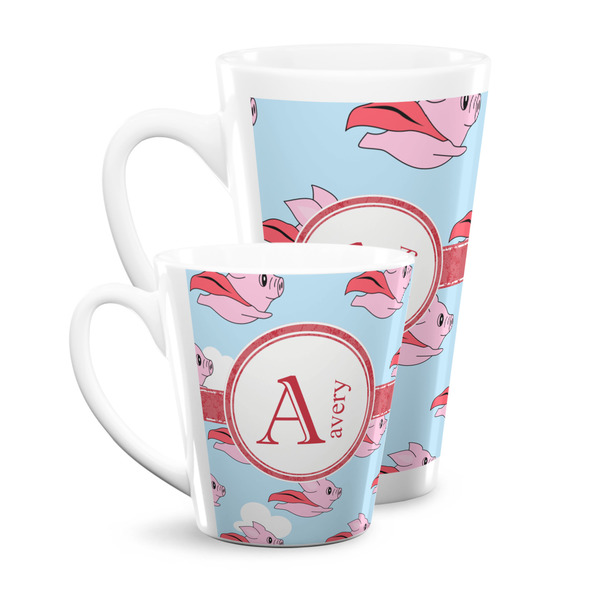 Flying Pigs Latte Mugs Main