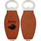 Flying Pigs Leather Bar Bottle Opener - Front and Back (single sided)