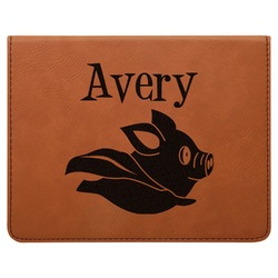 Flying Pigs Leatherette 4-Piece Wine Tool Set (Personalized)