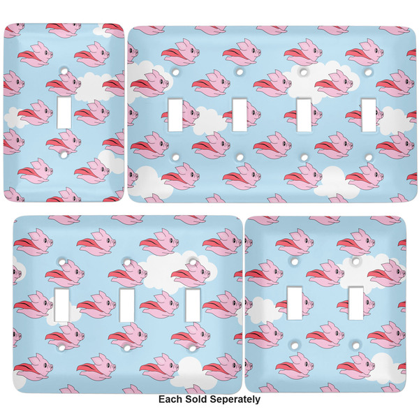 Flying Pigs Light Switch Covers all sizes