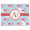 Flying Pigs Single-Sided Linen Placemat - Single w/ Name and Initial