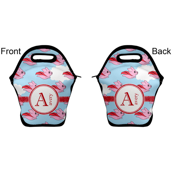 Flying Pigs Lunch Bag - Front and Back